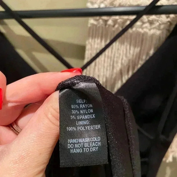 LULUS BLACK BELIEVE IN LOVE SKATER DRESS SIZE MEDIUM - Picture 5 of 8